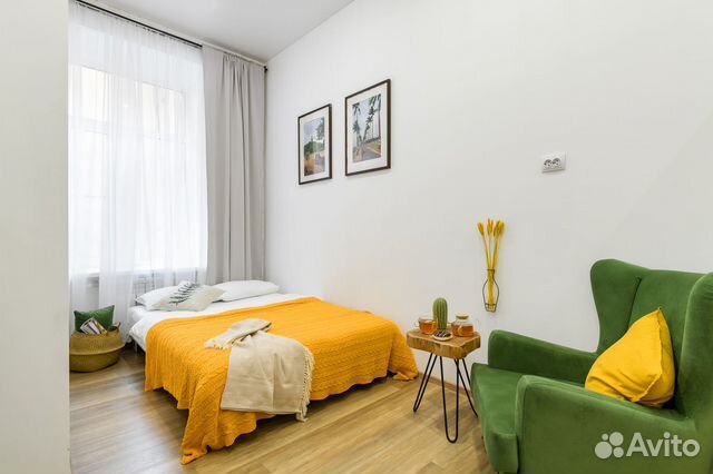 

Квартира-студия, 16 м², 1 кровать