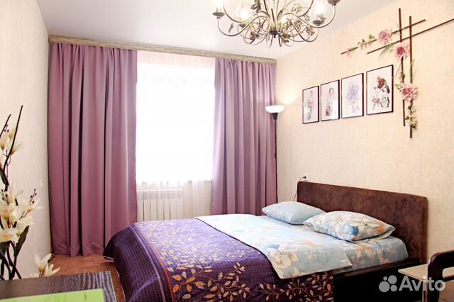 

1-к. квартира, 45 м², 2 кровати