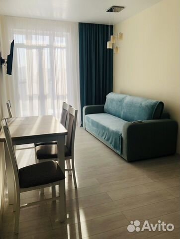 

1-к. квартира, 43,5 м², 2 кровати