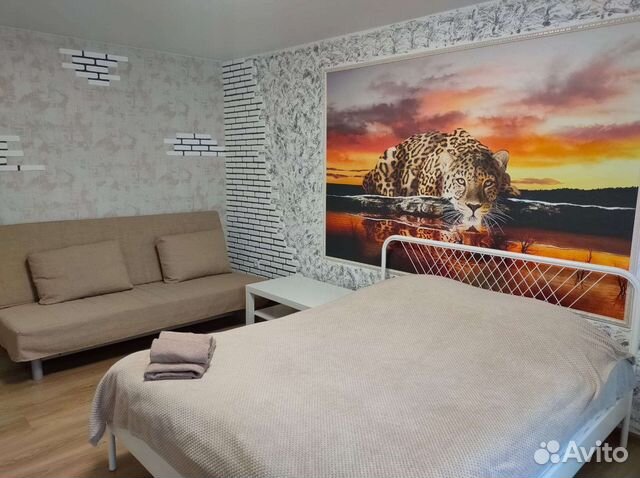 

1-к. квартира, 37 м², 2 кровати