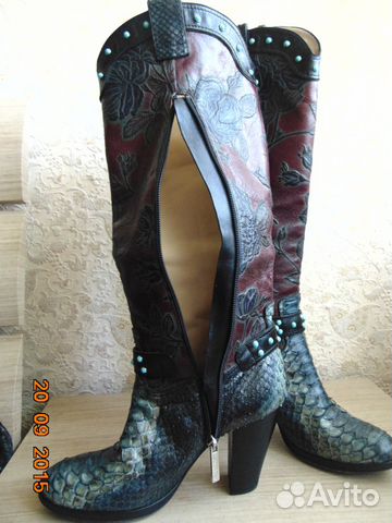 Продам итальянские сапоги б/у Продам итальянские сапоги б/у