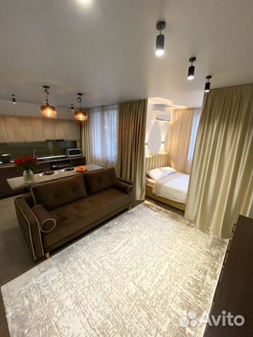 

Квартира-студия, 42 м², 2 кровати