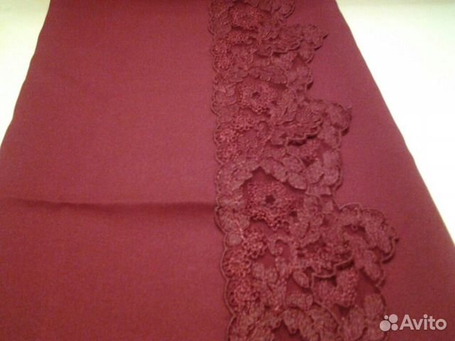 Палантин с кружевом Палантин с кружевом