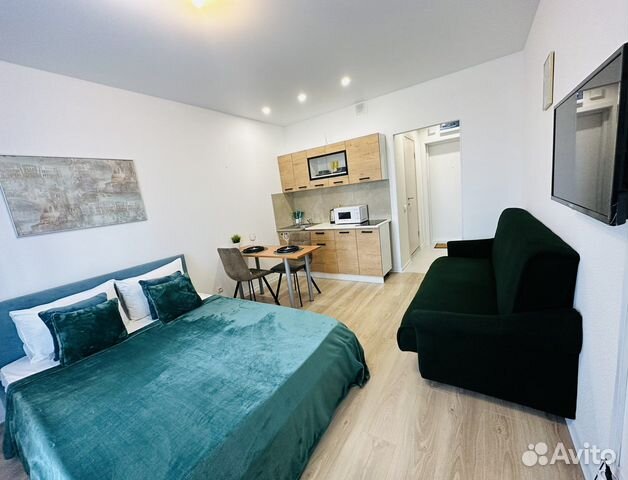 

Квартира-студия, 23 м², 2 кровати