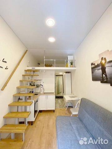 

Квартира-студия, 21,5 м², 2 кровати