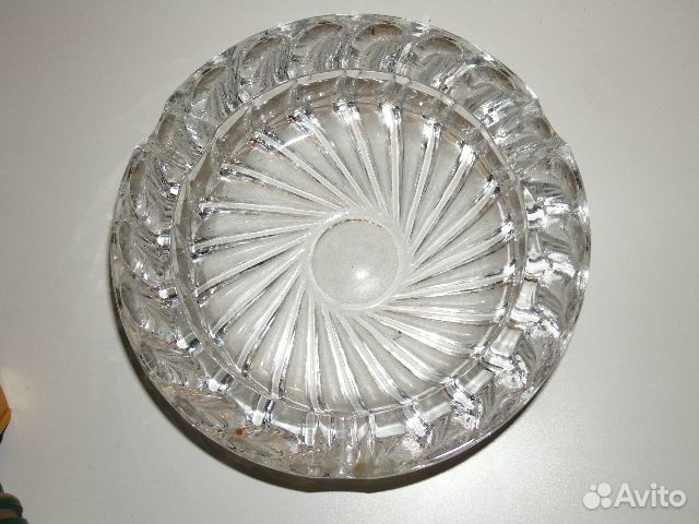 Ваза -пепельница хрустальная СССР