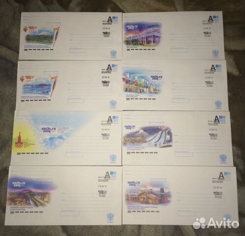 Конверты Sochi 2014 Конверты Sochi 2014