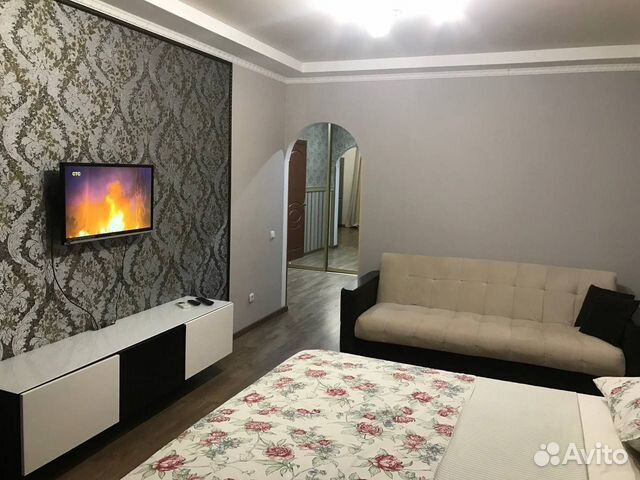 

1-к. квартира, 40 м², 2 кровати