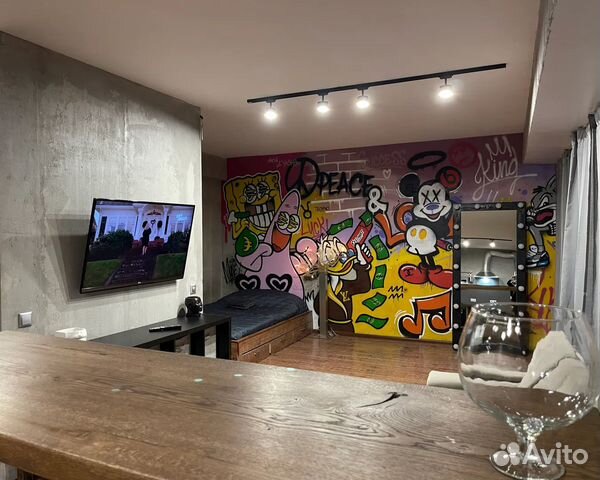 

Квартира-студия, 55 м², 2 кровати