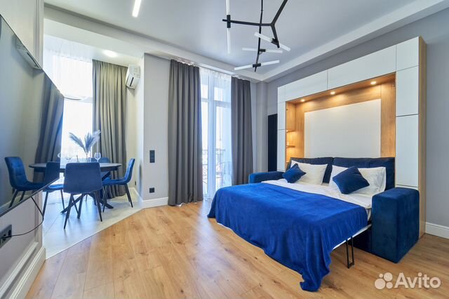 

Квартира-студия, 32 м², 2 кровати