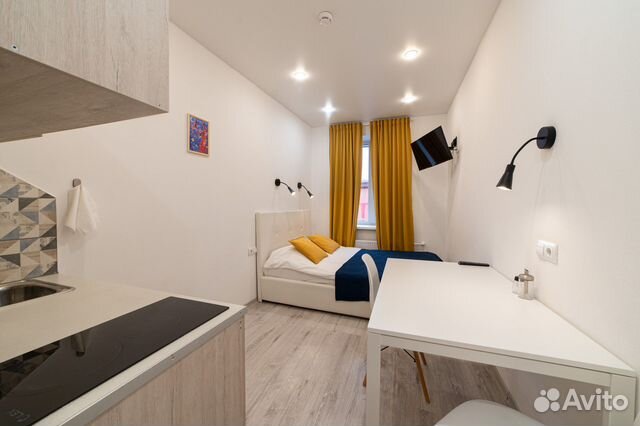 

Квартира-студия, 15 м², 1 кровать