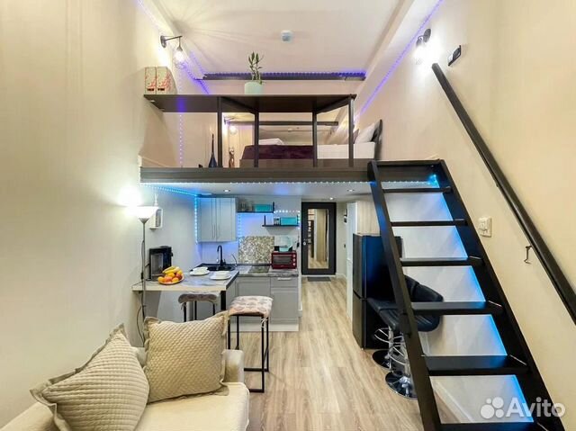 

Квартира-студия, 36 м², 2 кровати