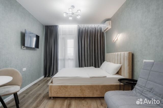 

Квартира-студия, 28 м², 2 кровати