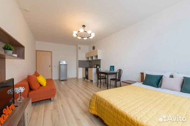 

Квартира-студия, 40 м², 2 кровати