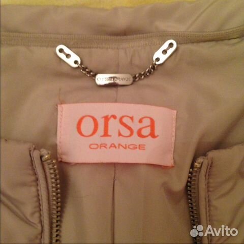 Фирменное лёгкое пальтишко, orsa orange