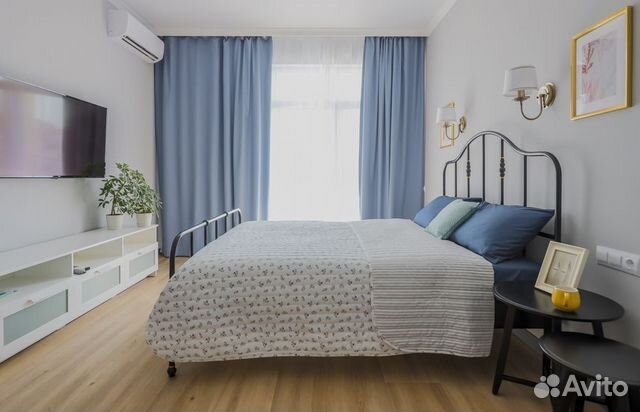 

1-к. квартира, 52 м², 3 кровати