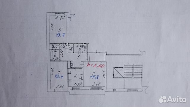 3-к квартира, 67 м², 9/9 эт.