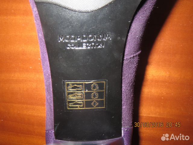 Замшевые сиреневые туфли