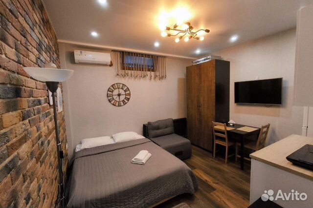 

Квартира-студия, 28 м², 2 кровати
