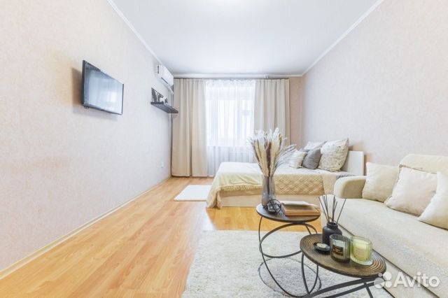 

1-к. квартира, 44 м², 3 кровати