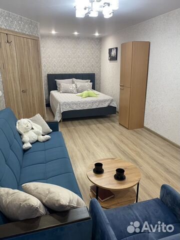 

1-к. квартира, 43 м², 2 кровати