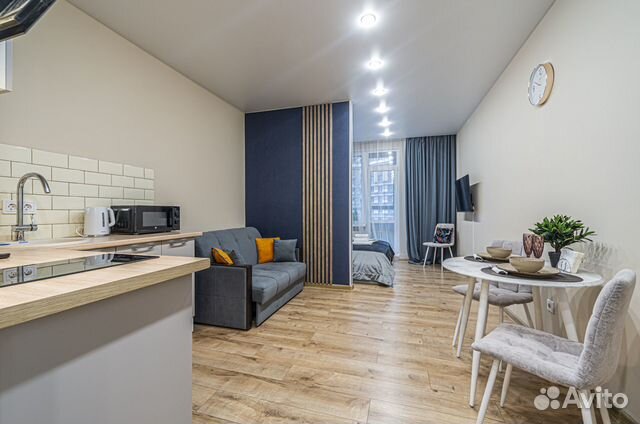 

Квартира-студия, 32 м², 2 кровати