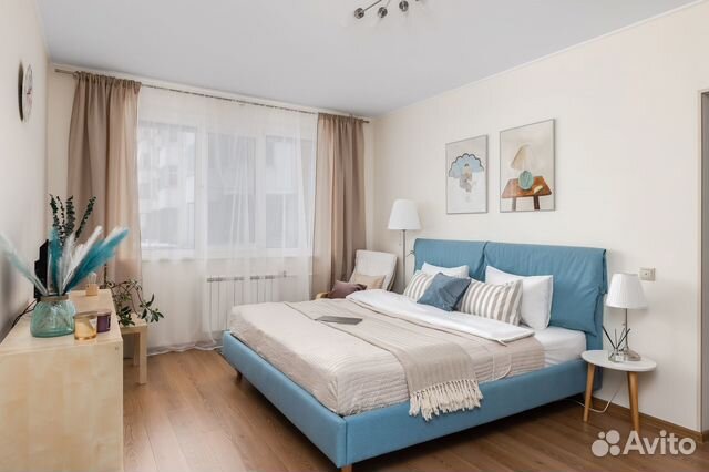 

1-к. квартира, 37,8 м², 2 кровати