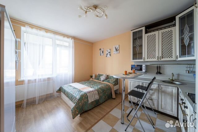

Квартира-студия, 30 м², 2 кровати