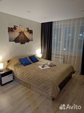 

1-к. квартира, 37 м², 2 кровати