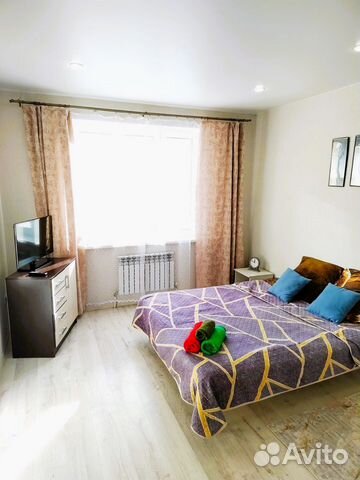

1-к. квартира, 37 м², 2 кровати