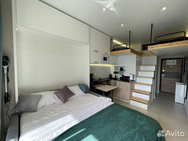 

Квартира-студия, 23 м², 3 кровати