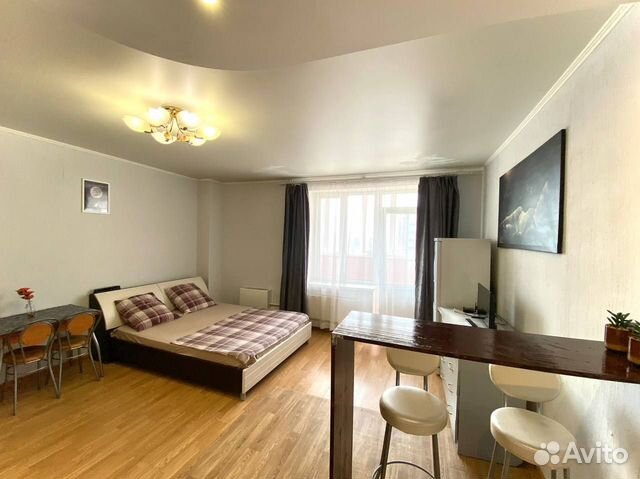 

Квартира-студия, 36 м², 2 кровати