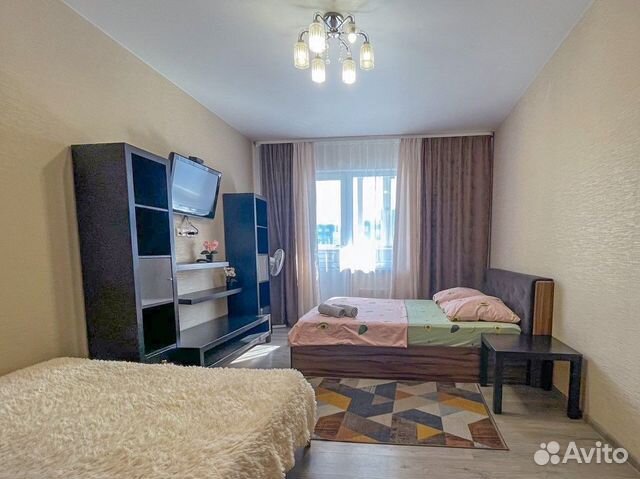 

1-к. квартира, 46 м², 2 кровати
