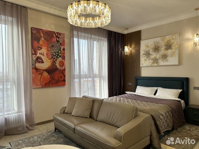 

Квартира-студия, 33 м², 2 кровати