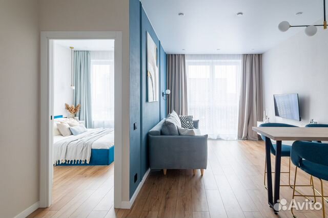 

1-к. квартира, 40 м², 2 кровати
