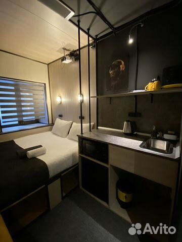 

Квартира-студия, 15 м², 1 кровать