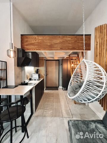 

Квартира-студия, 32 м², 3 кровати