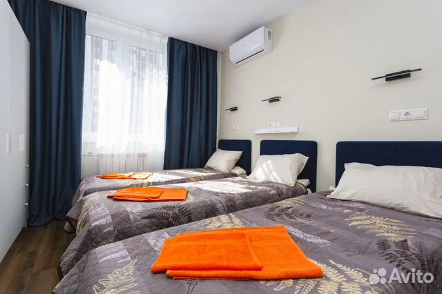 

Квартира-студия, 15 м², 3 кровати