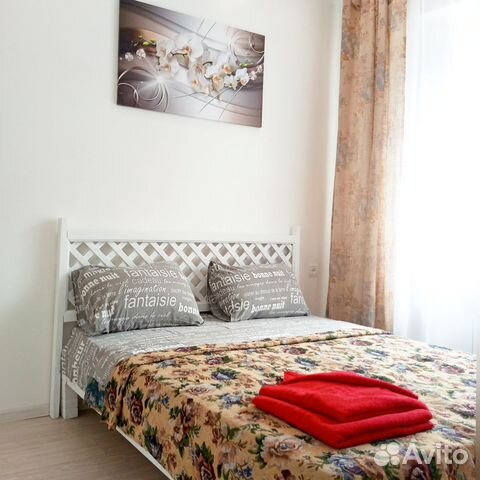 

1-к. квартира, 46 м², 2 кровати