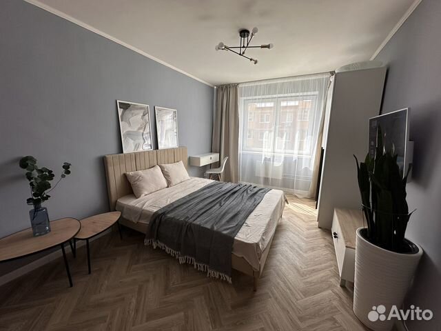

1-к. квартира, 37 м², 2 кровати