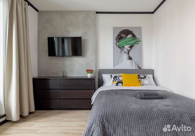 

Квартира-студия, 26 м², 2 кровати