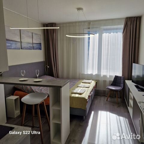 

Квартира-студия, 30 м², 2 кровати