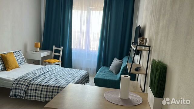 

Квартира-студия, 30 м², 2 кровати