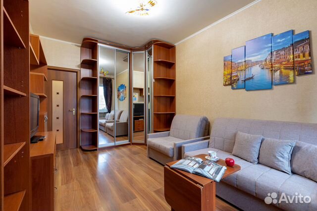 

Квартира-студия, 28 м², 2 кровати