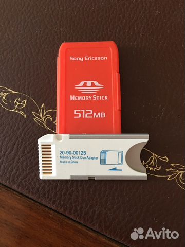 Адаптер Sony Ericsson memory stick duo Адаптер Sony Ericsson memory stick duo