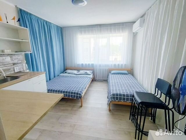 

Квартира-студия, 18 м², 2 кровати