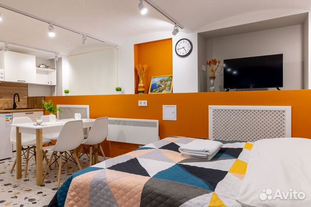 

Квартира-студия, 32 м², 2 кровати