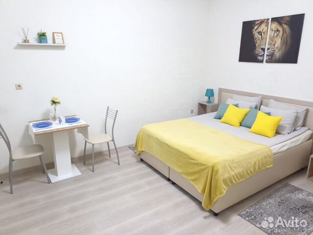 

Квартира-студия, 35 м², 1 кровать