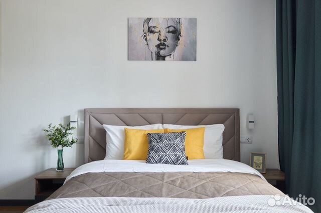 

Квартира-студия, 28 м², 2 кровати