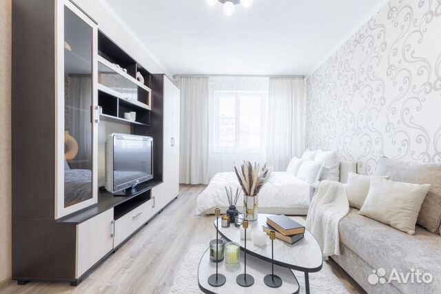 

1-к. квартира, 40 м², 2 кровати